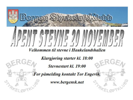 Stevneplakat 20-11-09